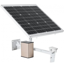 Сонячна панель GreenVision GV-002-80W-25Ah LifePO4 для відеоспостереження з акумулятором