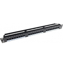 Патч-панель E-server 19", 24xRJ45, UTP, cat. 5e, 1U (WT-2089A-CAT.5E)