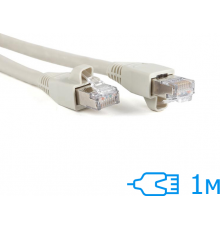 Патч-корд Kingda 1м FTP Cat.5e литий сірий RJ45, CU (PAFT4100)