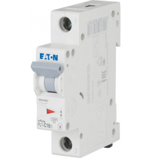 Автоматичний вимикач Eaton PL7-C16/1 (1P, С, 16 А, 10 кА) White (262704)