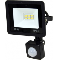 Прожектор LED Lightwell LW-FL-B-20-S 20 Вт з датчиком руху