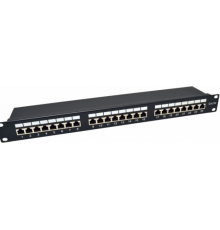 Патч-панель CMS 19" 24xRJ-45 FTP, Cat.5e, 1U (KD-PP5-30)