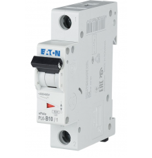 Автоматичний вимикач Eaton PL6-B10/1 (1P, В, 10 А, 6 кА) White (286519)