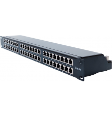 Патч-панель CMS 19" 1U STP 48xRJ-45 Dual IDC type, Cat.5e, Kingda (KD-PP67-STP-C5E-48P)