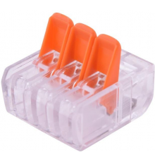 Клемна колодка E.Next e.lc.pro.aw.pl.3 з натискним важелем Orange (p0660102)