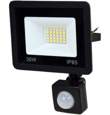 Прожектор LED Lightwell LW-FL-B-30-S 30 Вт з датчиком руху