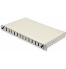 Патч-панель CMS 24, SC Duplex/LC Quad, 1U, 6xPG16+6xPG11 (UA-FOPE12SCD-G)