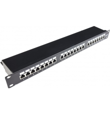 Патч-панель E-server 19", 24xRJ45, FTP, cat. 6, 1U (WT-2084-CAT 6)