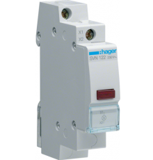 Індикатор LED Hager SVN122 230В червоний