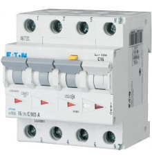 Диференціальний автоматичний вимикач Eaton mRB6-16/3N/С/003-A (16А, 30мA, 3P+N, 6кA, крива С, тип А) (120660)