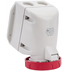 Розетка DKC DIS5183257T IP67 32А 3P+E+N White