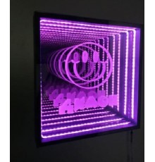 Дзеркало з ефектом нескінченності + лого TIA-SPORT