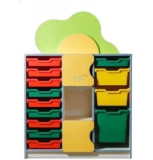 Стінка дитяча Квіткова поляна для НУШ, школи, дитячого садка TIA-SPORT