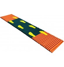 Килимок масажний Гофр з накладними слідочками TIA-SPORT