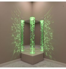 Бульбашкова колона Юніор для сенсорної кімнати з квадратним пуфом TIA-SPORT