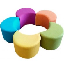 Комплект дитячих пуфів Веселка TIA-SPORT