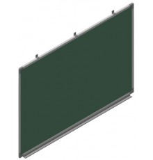 Дошка шкільна крейдова, магнітна одностороння К1510 (150х100 см)