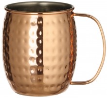 Кружка коктейльна Bar up, Mule mug, 0,5 л, мідь, ø97x(H)100 мм