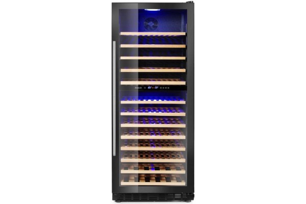 Винний холодильник,2-х зонний ,135 пляшок, 387л, 220-240В/130Вт, 595х680х(В)1625мм