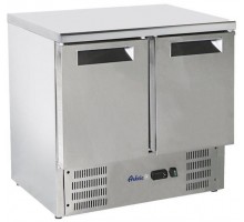 Стіл холодильний, 2-дверний зі стільницею з нержавіючої сталі