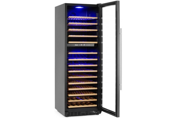 Винний холодильник,2-х зонний,160 пляшок,, 447L, 220-240V/150W, 595x685x(H)1795mm