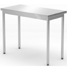 Робочий стіл Budget Line без полиці – гвинтовий, глибина: 600 мм, HENDI, Budget Line, 800x600x(H)850mm
