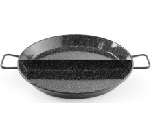 Емальована сковорода для паельї з відсіками - 2 відсіки - ø430x(H)47 mm