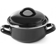 Каструля для супів та соусів - чорна, 0,6 л, Ø135x(H)103 мм