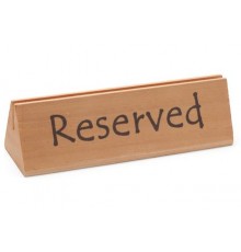 Інформаційна табличка reserved (“зарезервовано”) - 152x44x(H)44 mm