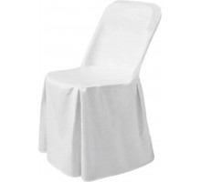 Чохол на стілець розкладний, HENDI, 810965 810989, Білий, 540x440x(H)840мм