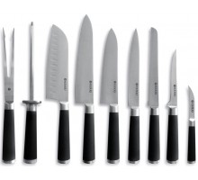 Набір з 9 ножів з нержавіючої сталі