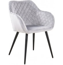 Стілець Арно м'який сіра тканина