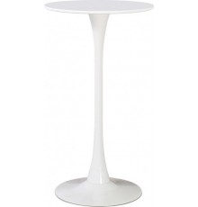 Стіл високий барний білий д. 60 см Тюльпан Н