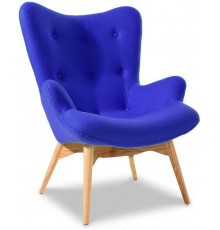 Крісло Флоріно тканина синя