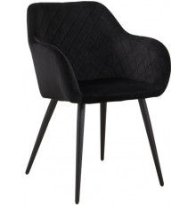 Стілець Арно м'який чорна тканина