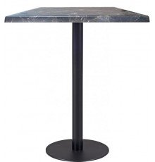 Стіл Сеніо BL високий квадратний 70*70 см колір чорний