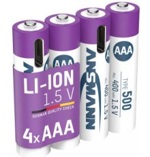Акумулятор Ansmann літієвий AAA 1,5 V / 500 mAh 4шт.