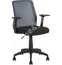 Крісло офісне ALPHA black-grey