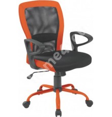 Крісло офісне Leno grey-orange