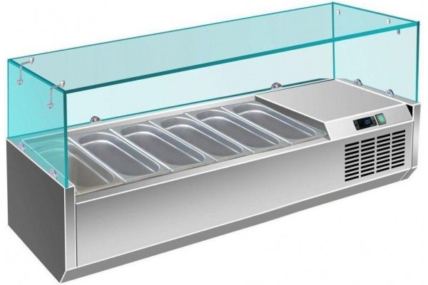 Холодильна вітрина для інгредієнтів 1400/380