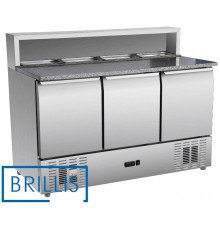 Стіл для піци холодильний тридверний BRILLIS PS903