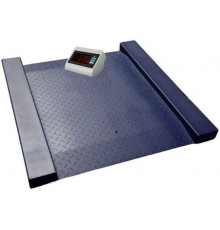 Ваги платформні низькопрофільні наїзні з двома вбудованими пандусами ЗЕВС ВПЕ Стандарт МВ7 800x800 мм 300 кг