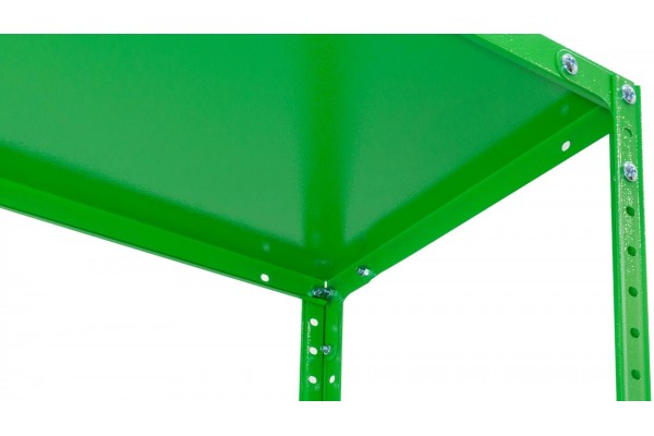 Стелаж МС 5 полиць 1970×1000×400 Зелений (RAL-6018)