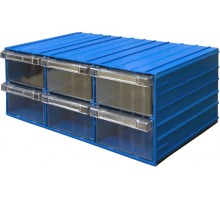 Висувний модульний ящик 120-6 (В×Ш×Г)160×370×204