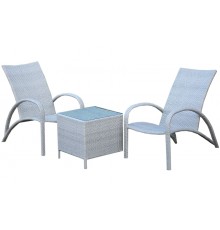 Комплект садових меблів ПЛЯЖ, стіл+2 крісла