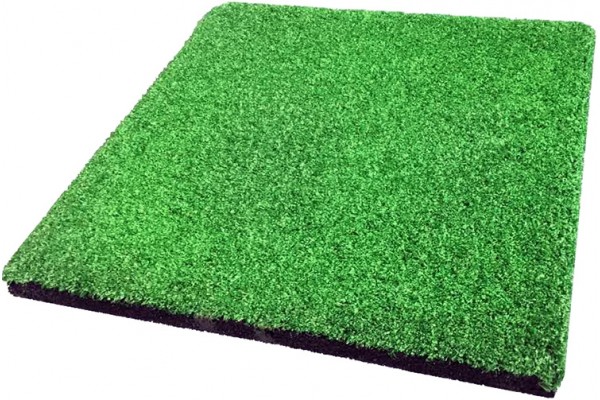 Плитка гумова МІАН, холоднокатана, з покриттям зі штучної трави
