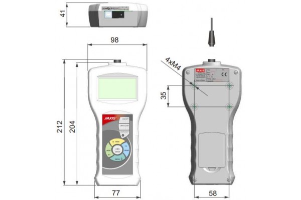 Вага-силомір (динамометр) FSC500 (Польща)