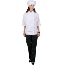 Куртка кухаря СП-КОНТАКТ жін., літо, 013L 6350132, з гудзиками