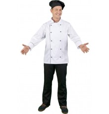 Куртка кухаря СП-КОНТАКТ чол. 001KS 6350094, щільна тканина, кант