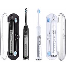 Набір зубних щіток ультразвукових PROBRUSH 9.0 (ULTASONIC) BLACK+WHITE (Японія)